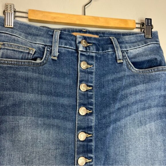 Joe's Jeans Kerrigan Denim Button Front Pencil Skirt, size 28 - Picture 4 of 14